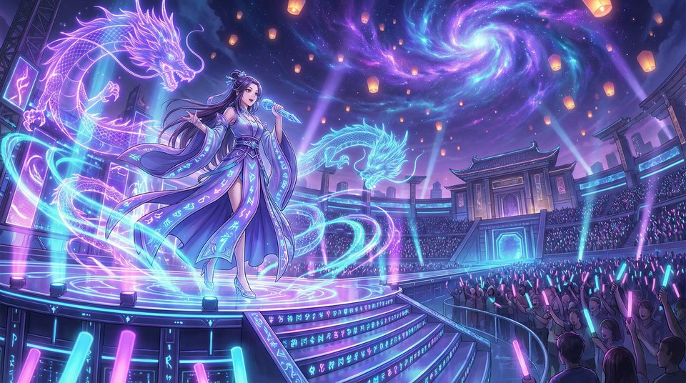 每日大赛霓虹舞台视频